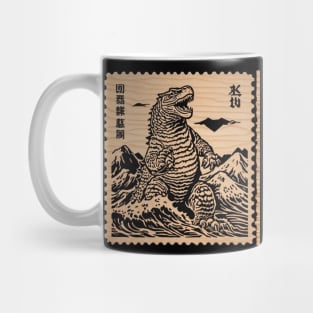 Big-G Woodblock Stamp Mug